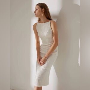 The Water Ripple Textured Cami Dress